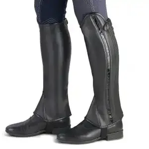 High Quality Leather Mini Chap Horse Equestrian Riding Boot Fitting to Ankle Horse Riding Chaps
