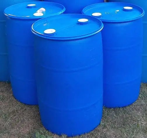 60 liter hot sale blue steel drum for lime HDPE 120L plastic blue open top drum for packing food chemical liquid