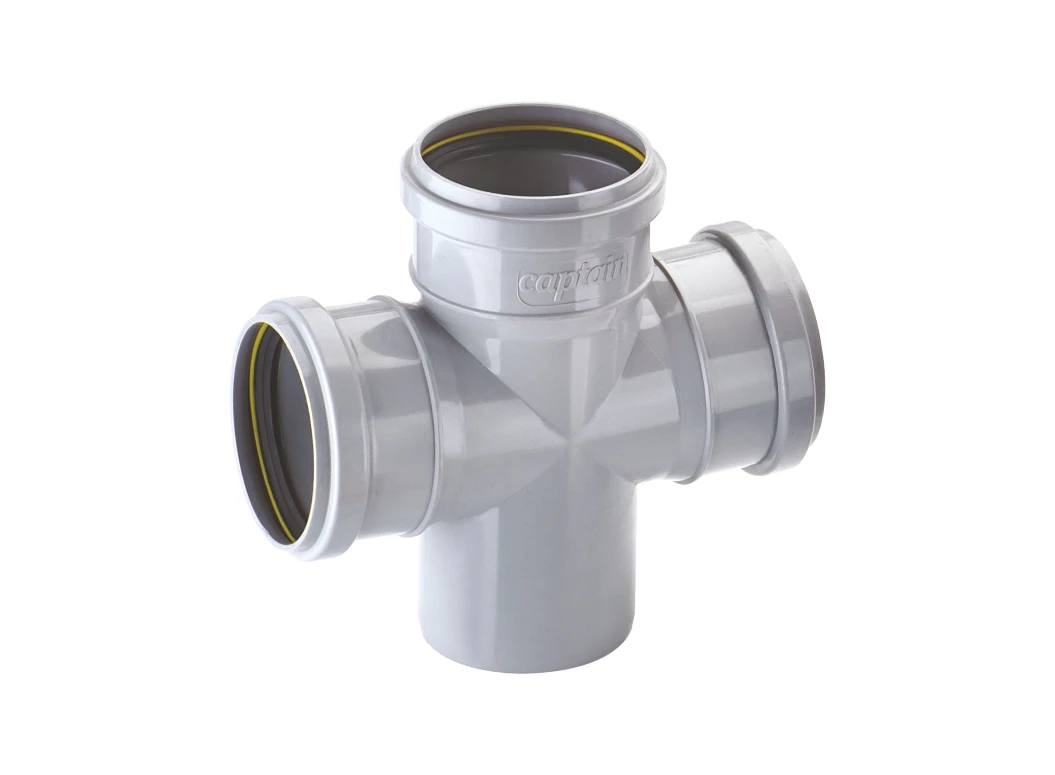 SWR Plastic Hot Selling PVC Fittings and Valves PC Materials Rubber Ring Reducers for Water Application for Piping Systems