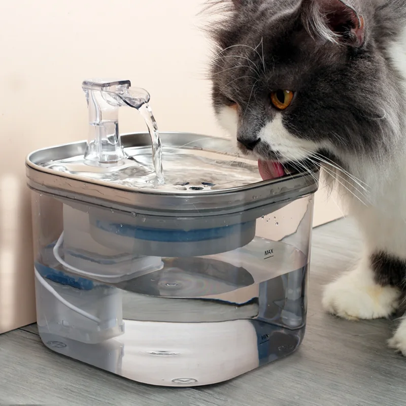 Cat Pet Fountain Automatic Pet Drinking Feeder Dispenser Electronic Pet Water Fountain