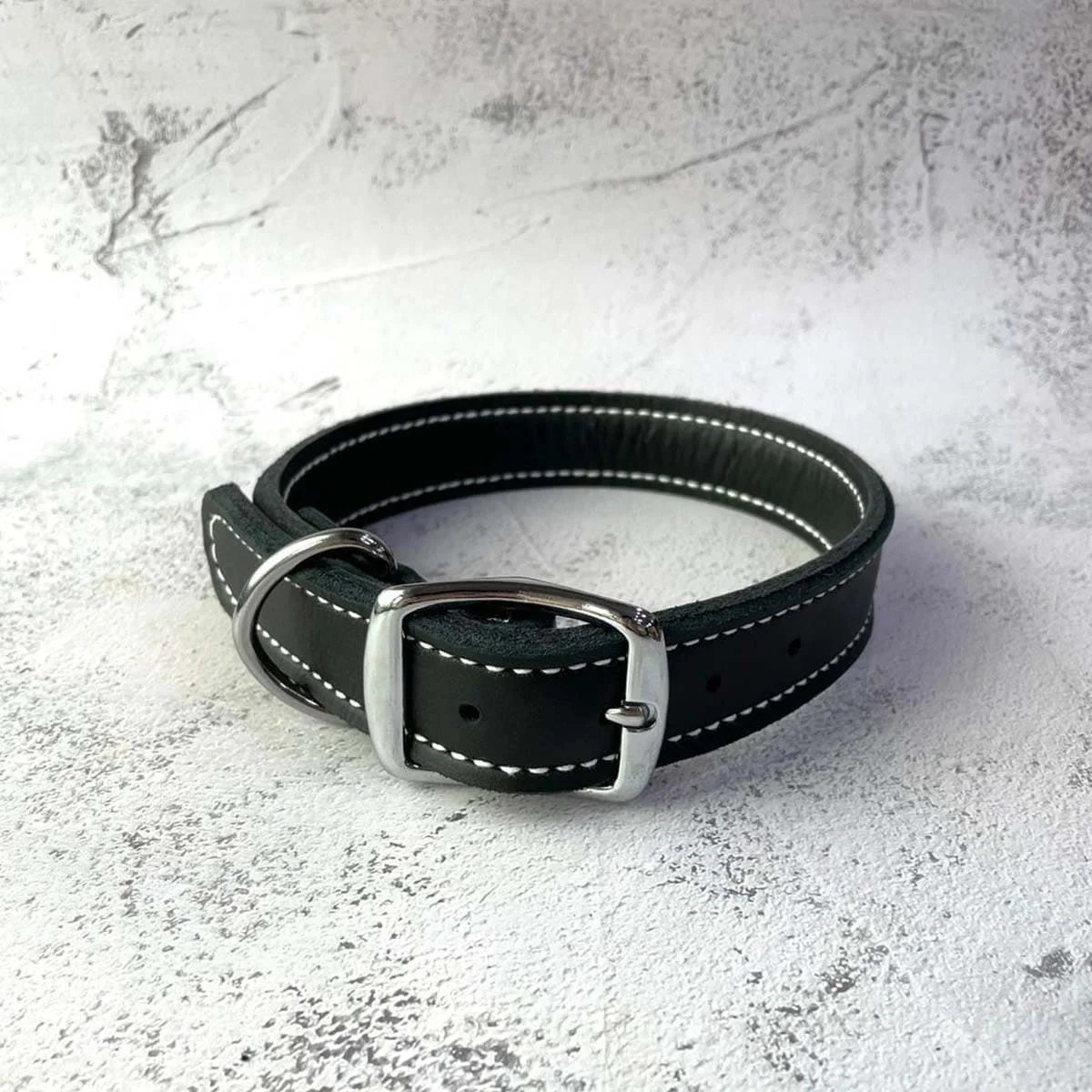Cow Leather Dog Collar