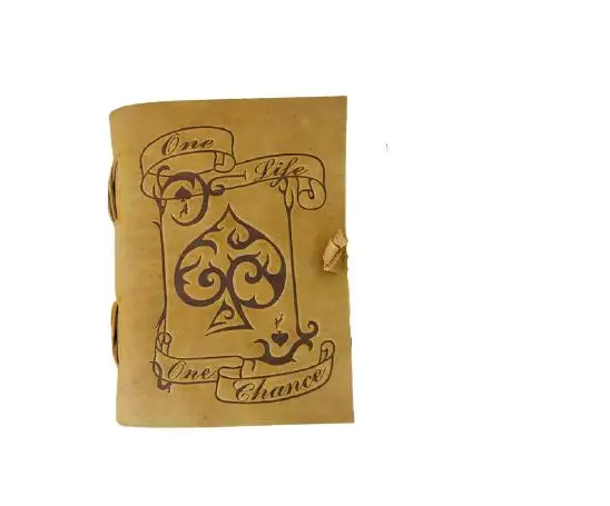 Vintage Deckle Edge Paper Leather Bound Journal A4/A6 Hardcover Business and Sketch Book for Daily Notepads Sketches Diaries