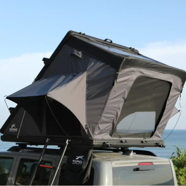 Хит продаж 2-3 Camper алюминиевая крыша Топ жесткий корпус автомобиля лагерь палатки 1-2 человек тент на крыше