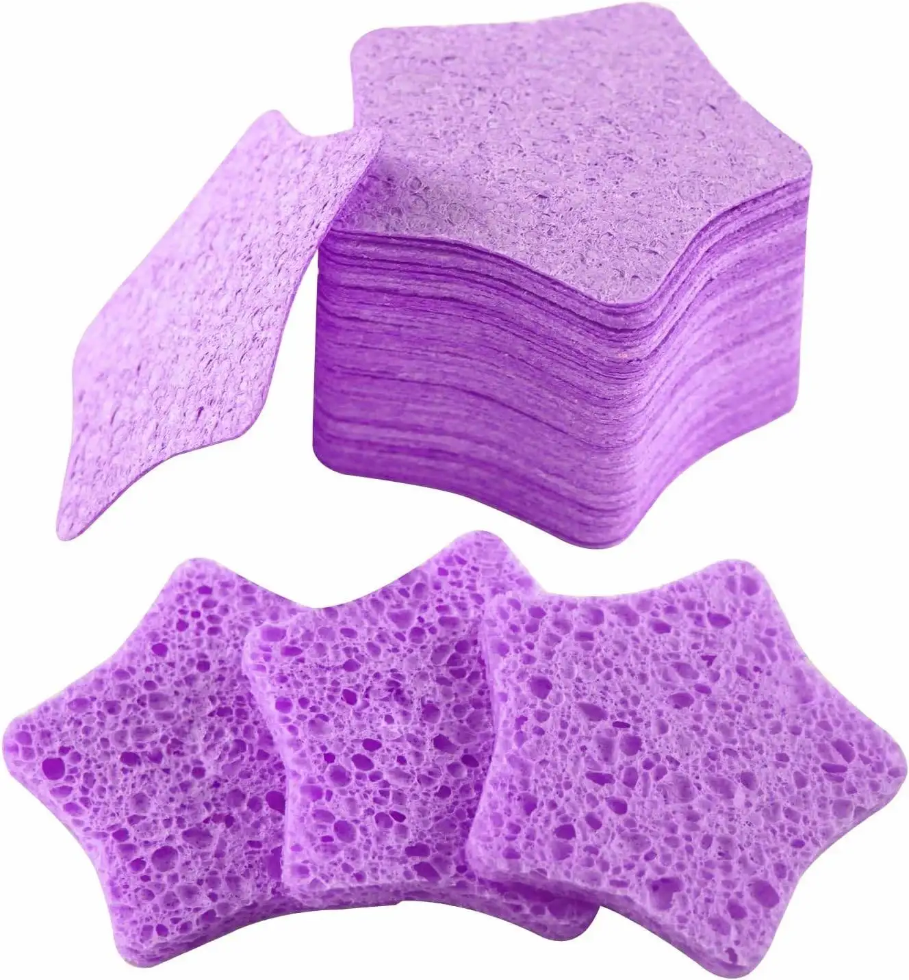 Golden Supplier Compressed Face Sponges For Facial Cleansing Exfo