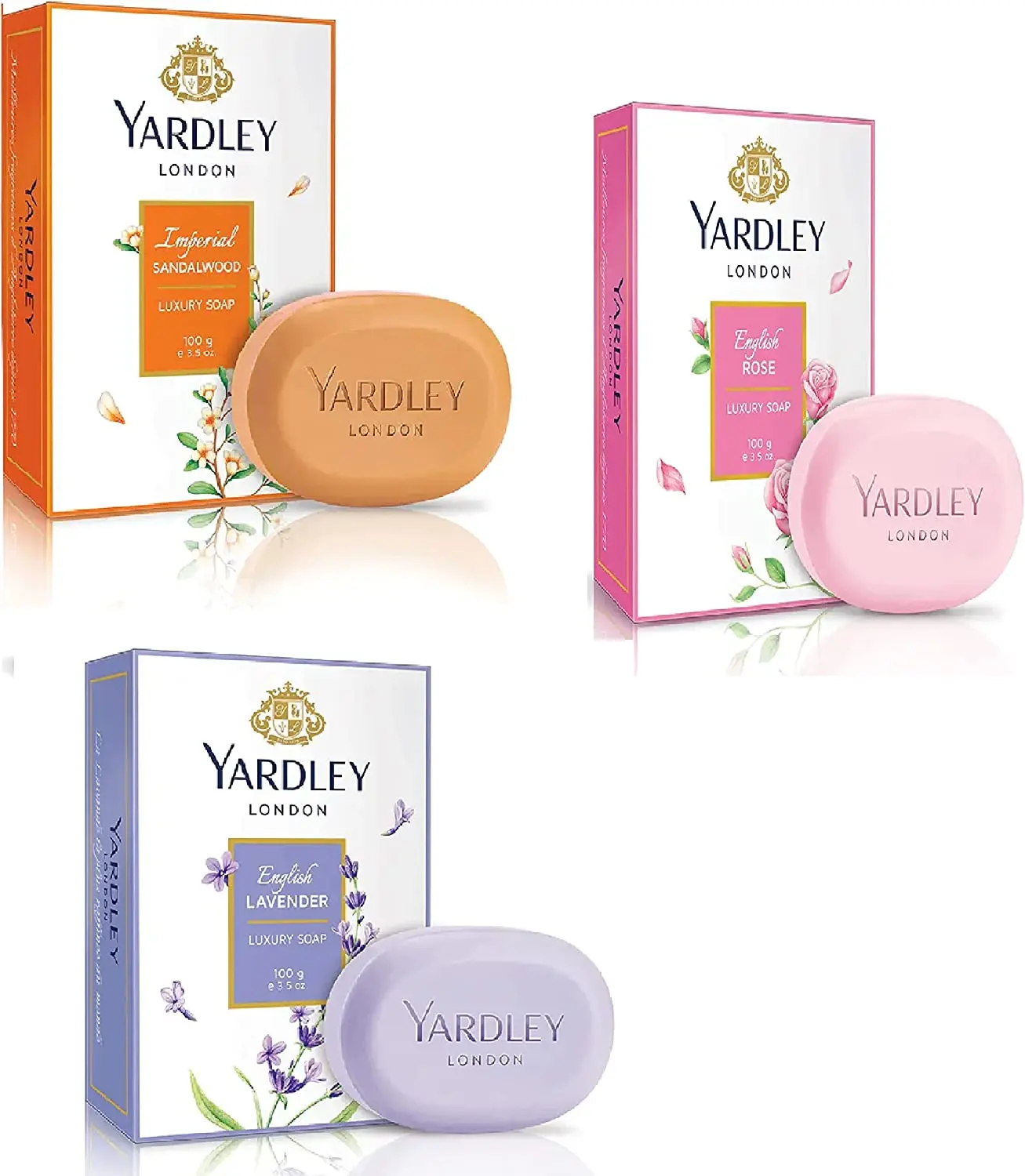 Роскошные ароматизированные мыла Yardley London английское Лавандовое женское одеколон в упаковке из 3 штук