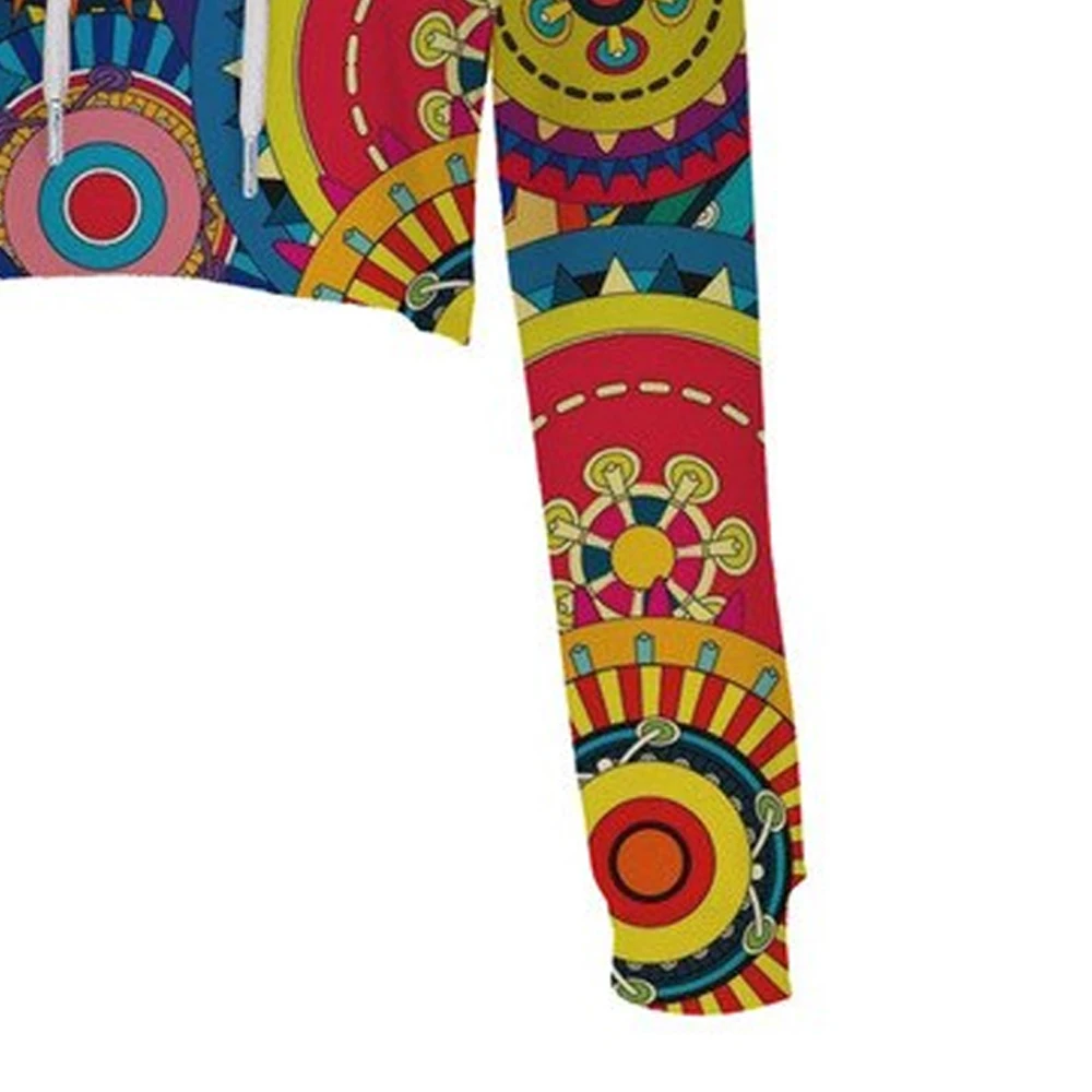 2024 New arrival custom women clothing Crop top cotton crop hoodie Wholesale Pullover Drop Shoulder Crop Hoodie