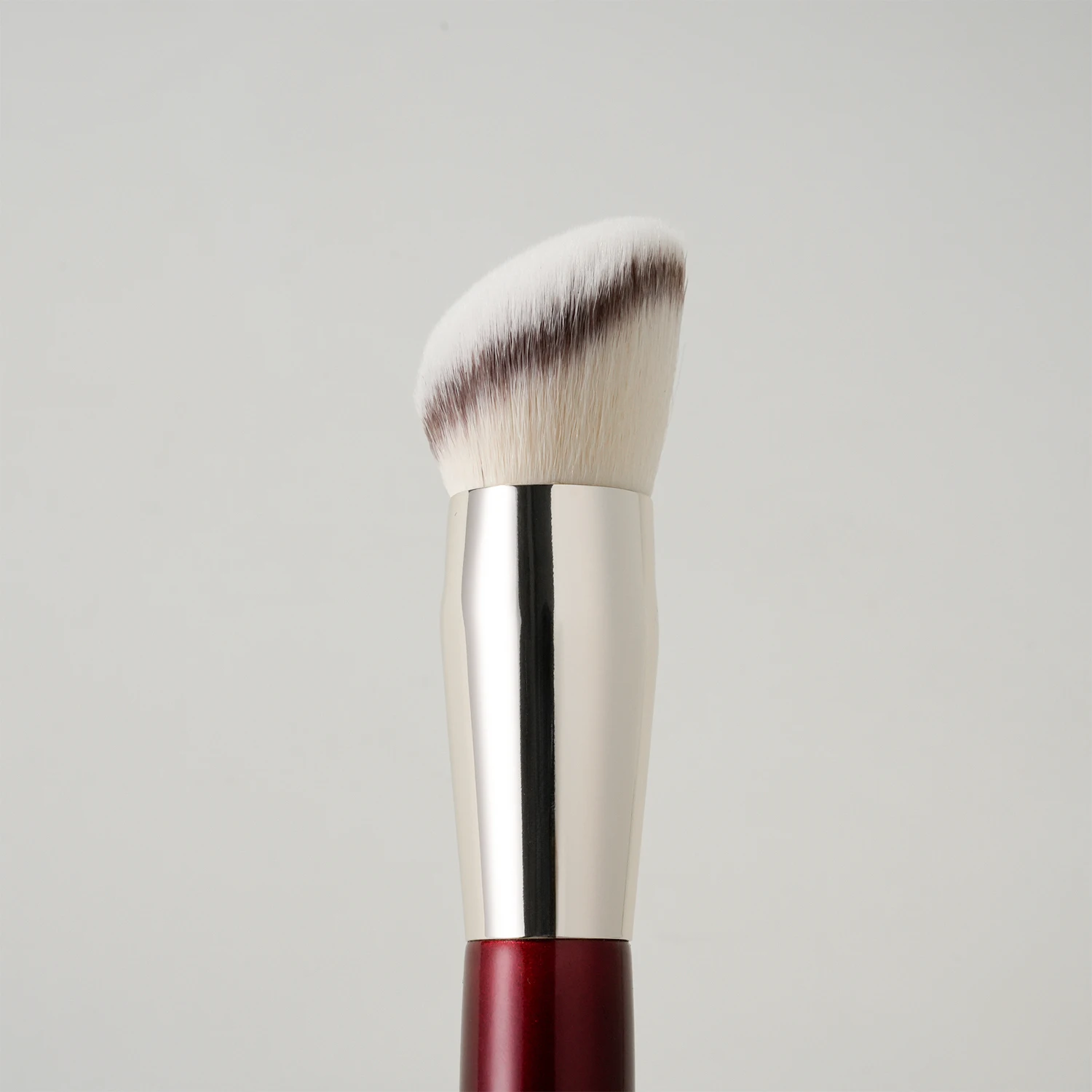 Wholesale High Quality Luxurious Red Wood Hand Simple Foundation Concealer Oblique Single Makeup Brush
