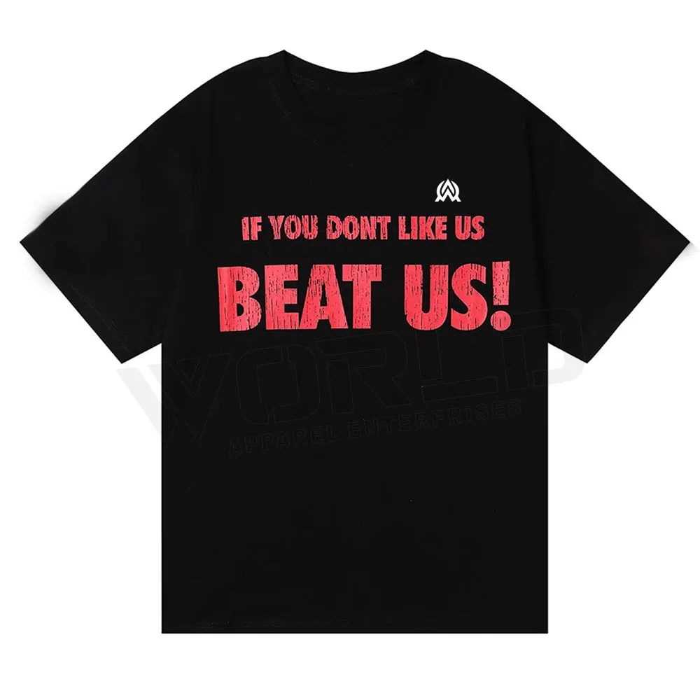 Summer heavyweight oversized 100% cotton t shirt men designer Custom printing tshirt made in pakistan