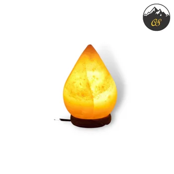 Amazing New Stylish Designed Himalayan Drop Shape Crafted Table Salt Lamp for Decoration, Easily Plugged in & Out