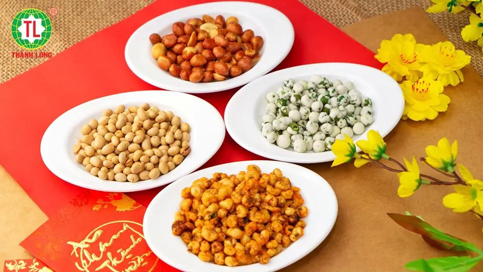 Products of Vietnam Bean Snacks Mixed Nuts Coated Green Peas Protein Healthy Eat Directly High Quality Haccp Per OPP Bag OEM/ODM
