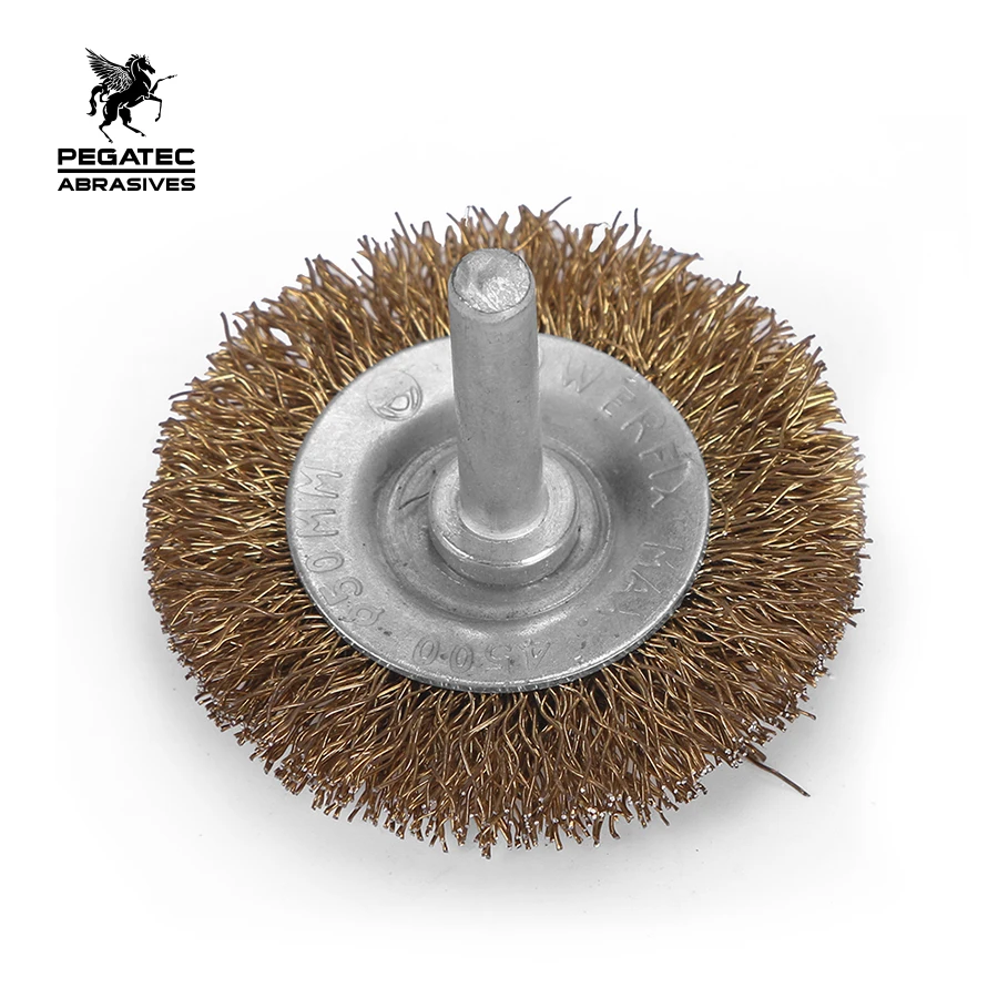 PEGATEC flap steel metal removing round electric tool wire brush