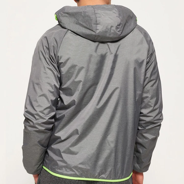 Custom Hooded Wind Breaker Jacket Unisex Plain Running Gym Oversized Lightweight Zip Up Nylon Windbreaker Jacket Men