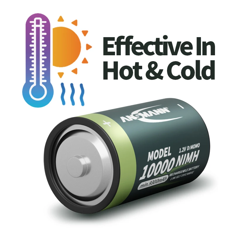 EU standard high Quality Low self discharge maxE 10000mAh 1.2V NiMH D size rechargeable USB battery