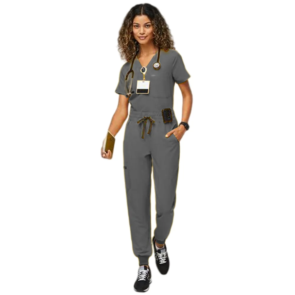Custom wholesale Long Sleeves Suit Women And nursing Medical Scrubs uniforme set Nurse Hospital Uniforms