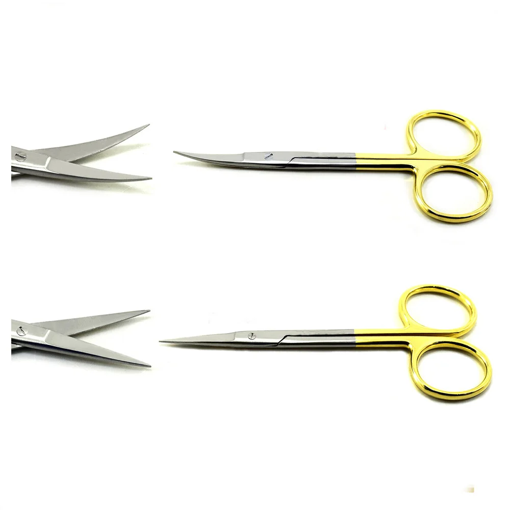 Wholesale Dental TC Iris Micro Surgical Scissors - Straight Tip 11.5 CM with Tungsten Carbide Inserts