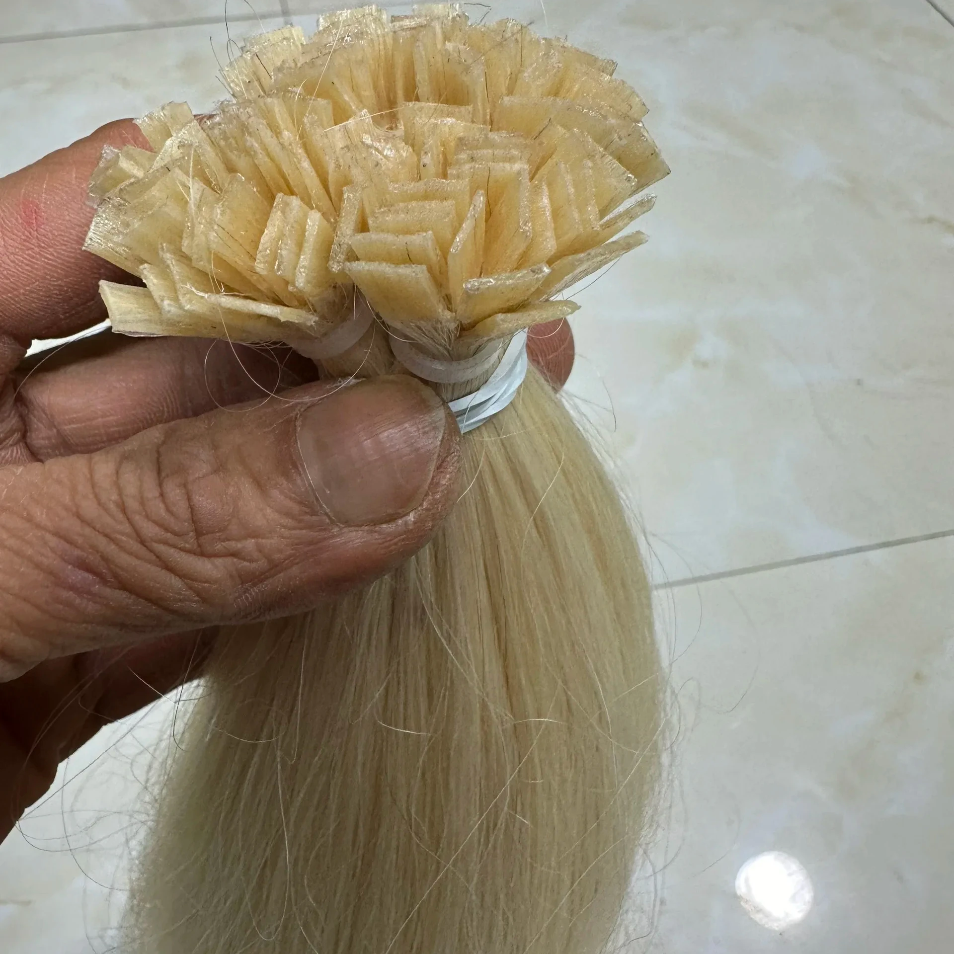 Raw Hair Wholesale VietNamese Keratin Hair Extensions Flat Tip Hair Extension From Factory