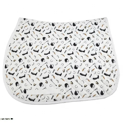 Premium Quality Saddle Pad English Horse saddle pad Equestrian Horse Riding Saddle Pad Manufacturing From india
