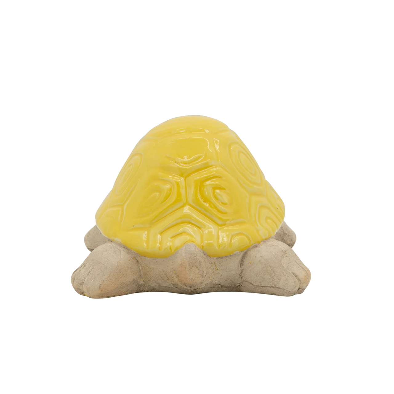 Sagebrook Home 10 Inch Ceramic Tortoise Yellow Color Premium Quality Wholesale Supplier
