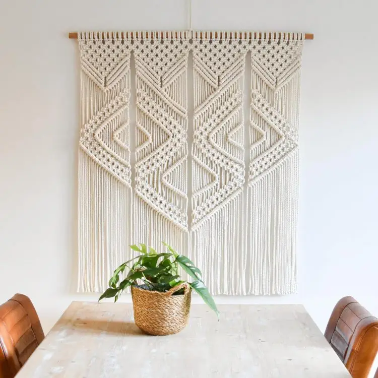 Luxury Hand Woven Macrame wall Hanging for Home Decoration at Best Price Buy from Isar International