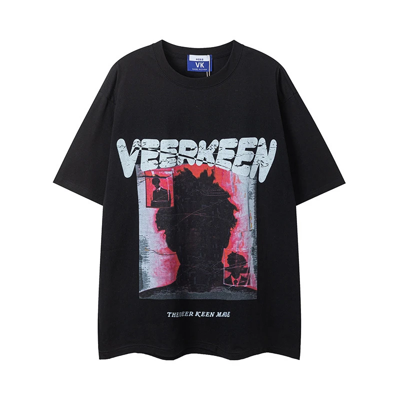 2024 New Arrival And High Quality Acid Wash T-shirt Heavyweight 100% Cotton Custom Logo Printed Drop Shoulder Vintage T Shirts