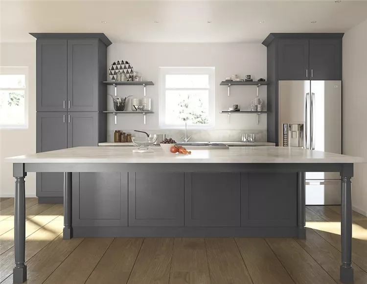 Custom Simple Modern Handles Design Gloss Lacquer Cabinet Kitchen Units Set Furniture From Vietnam