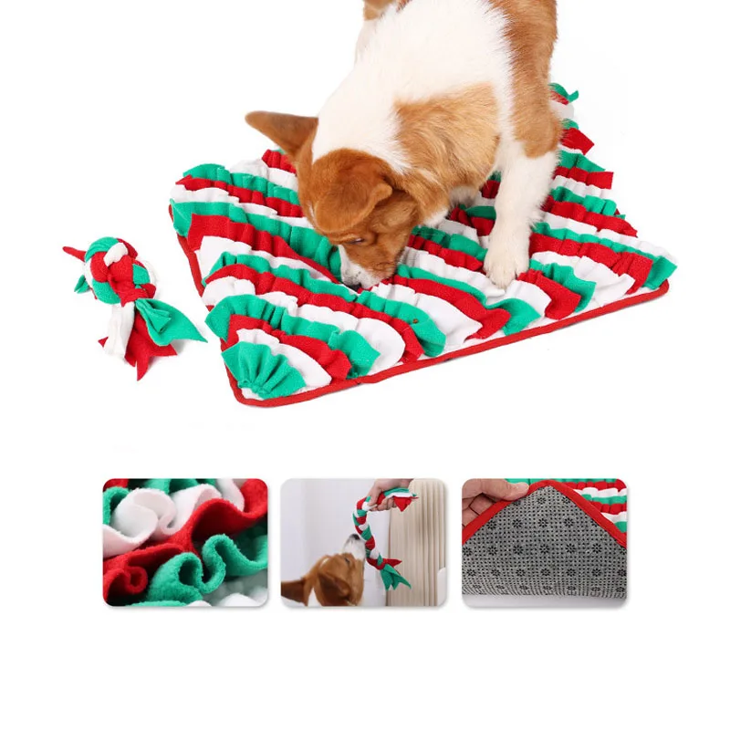 Рождественская елка, игрушка для собаки, набор из молярных жевательных веревок для формования шуточных ножниц, ковриков для ношения