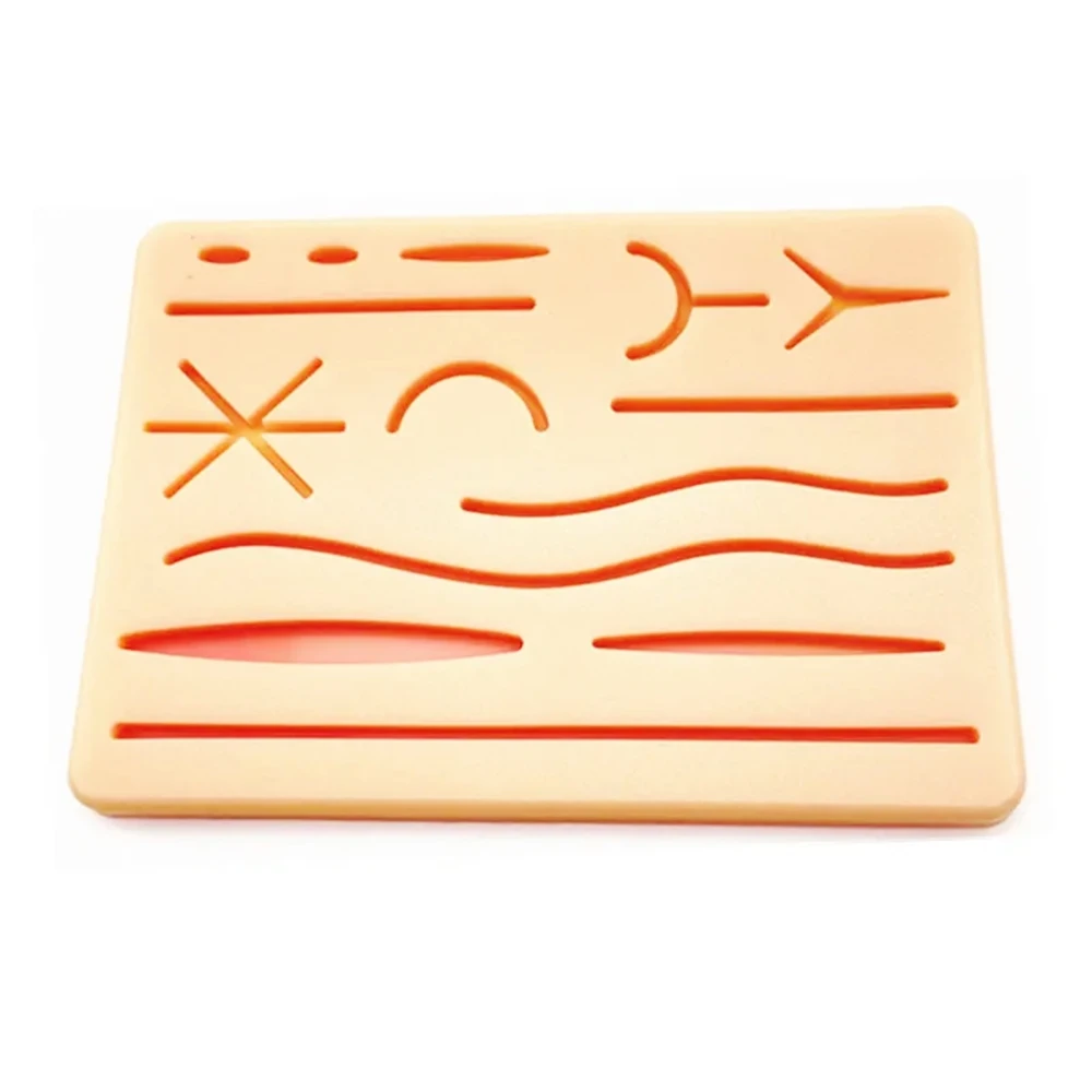Suture skin Pad Silicone Suture Practice pad Surgical training mat Silicone Suture skin Pad