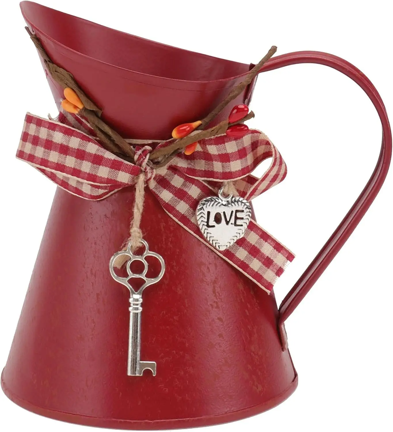 Metal Flower Vase Or Planter For Garden & Home Decoration