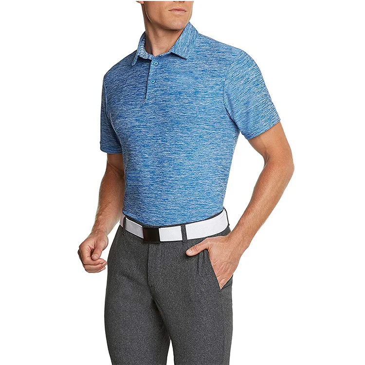 Brand New Custom Logo Pattern Golf Neck Shirts for Men Short Sleeve Polo Shirt Athletic Casual Collared Premium T-Shirt