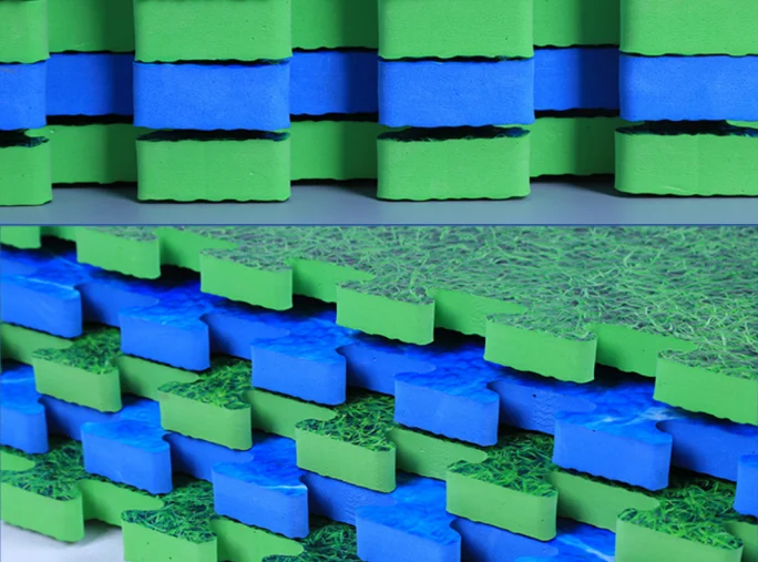 Customizable Mixed Colour High Quality Playground Equipment 20 mm Play Area Eva - Mat By Maxplay