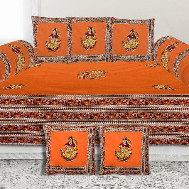 Дневная кровать в индийском стиле Mughal ручная резьба набор из тикового дерева Махараджа для дивана мебель раджастхани дома