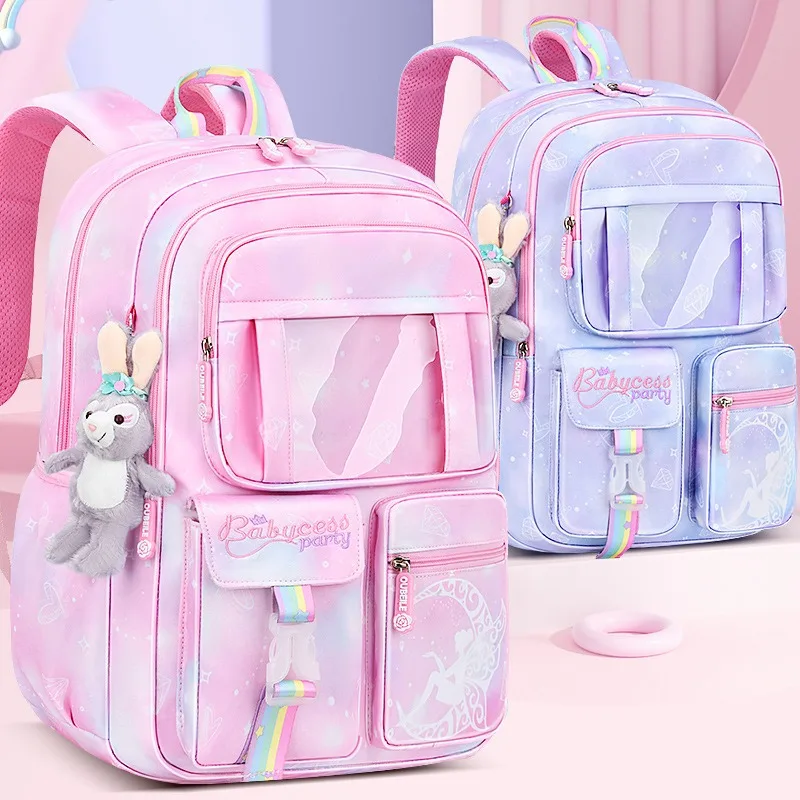 2023 Новый Детский Рюкзак Kawaii школьный рюкзак большой вместимости для девочек модная роскошная сумка отдыха