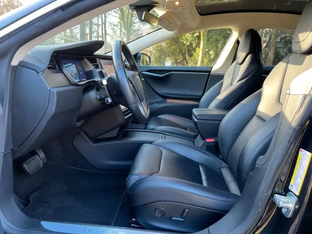 Бесплатная доставка Подержанные 2018 электромобили Tesla Model S Performance Long dange Dual Motor 4WD Электрический 102611 км