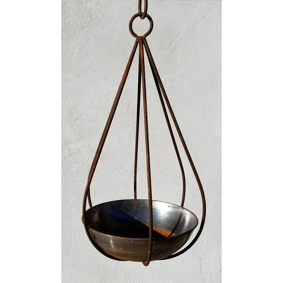 Hanging Metal Planter Flower Bucket Hanging Plant Pot Agricultural Greenhouse