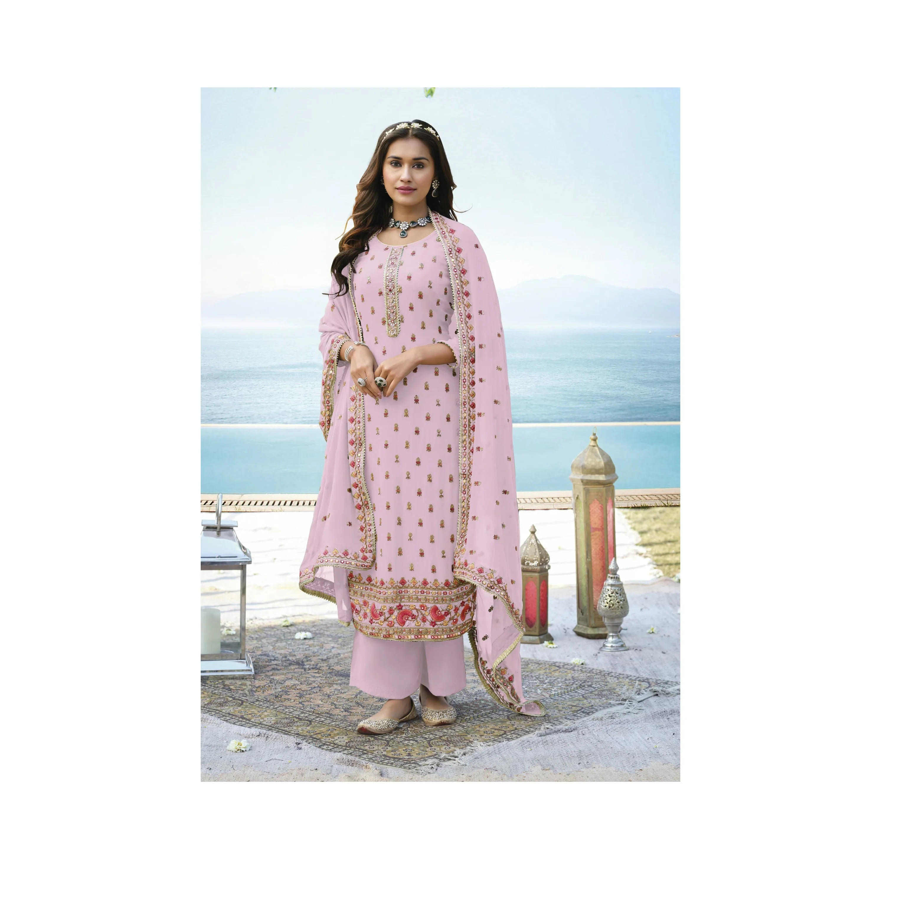 Indian and Pakistani Designer Salwar Kameez for Wedding and Party Wear Available at Wholesale Prices from India