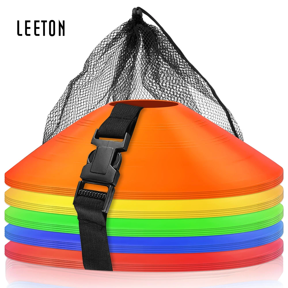 Adjustable Height Agility Cones Speed Hurdle Set PVC Material for Fitness Boot Camp Speed Training