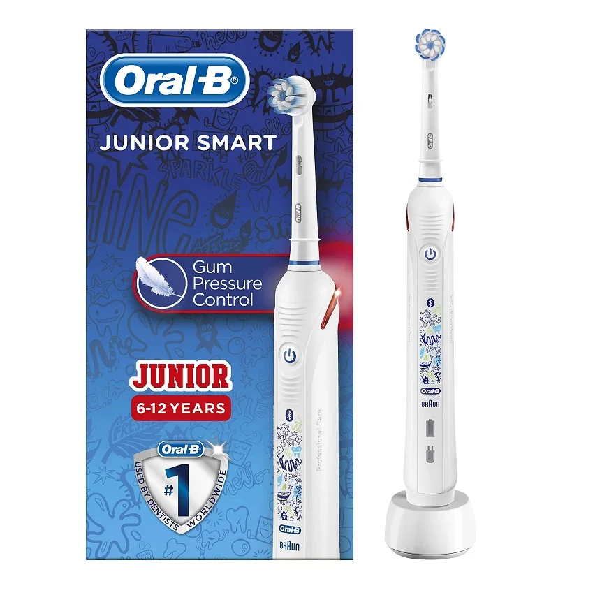 ORAL-B Electric Toothbrush Junior Smart (6+ years) D601.513.3 Sensi Ultrathin type 3767 White