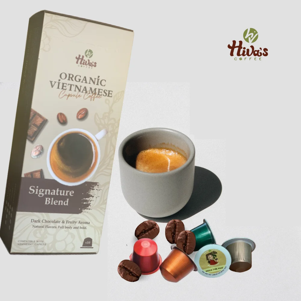 Top product Nespresso Coffee Capsule Direct factory Viet Nam Arabica Coffee OEM 5.7g /cup Wholesale price Ready to export