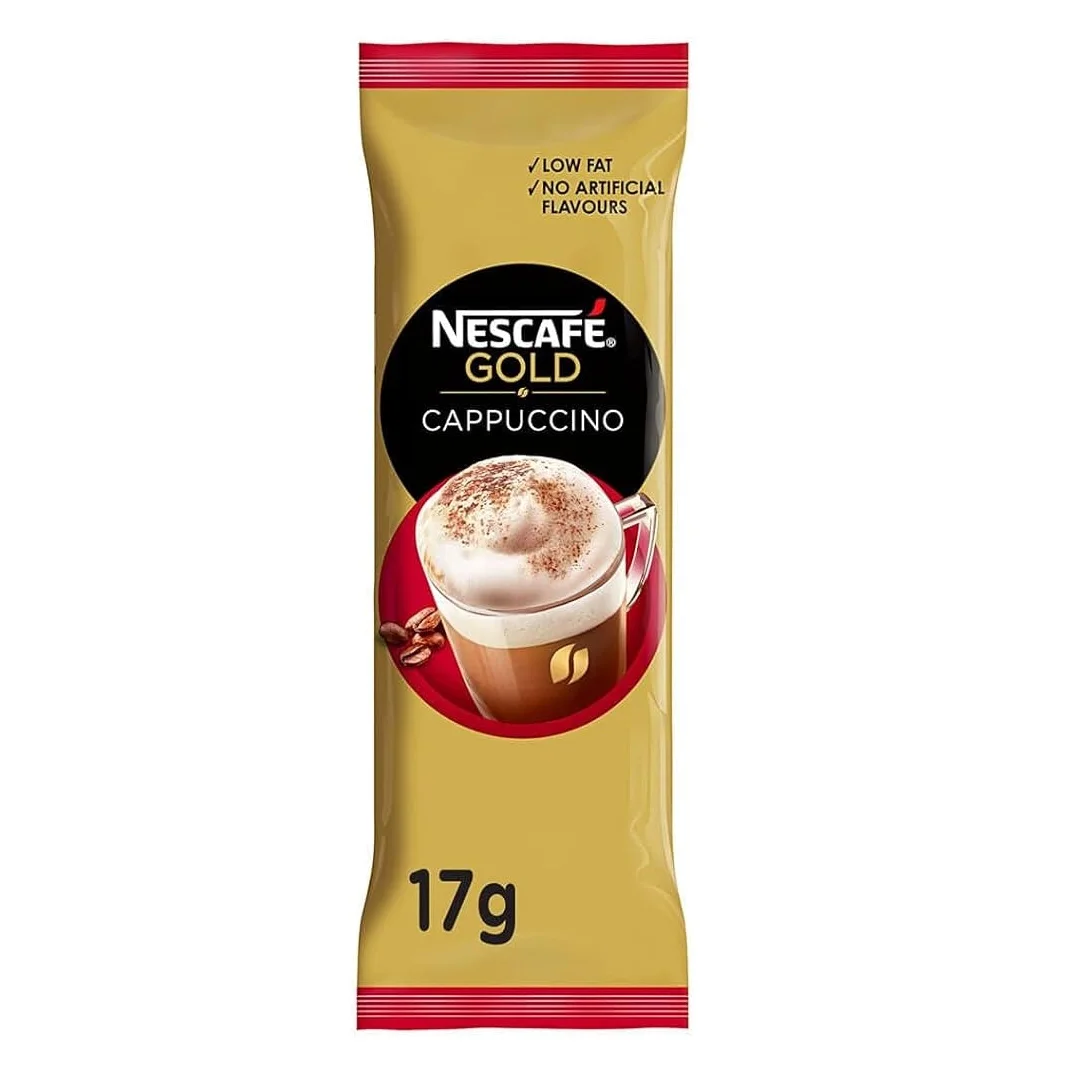 Wholesale Price Supplier of NESCAFES GOLD CAPPUCCINO SACHETS AND BOX INSTANT COFFEE Bulk Stock With Fast Shipping