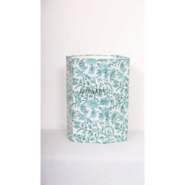 Handmade Decorative Dust Bin Printed Card Board Trash Can Home Decorative Dust Bin Printed Card Board Trash Can Paper Waste Bin