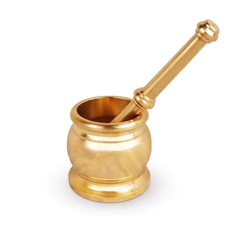 Kitchen Tool Grinding Container and Pestle For Crushing Pills Herbs Vegetable Grinder Metal Herb Grinder Wholesale From Indian V