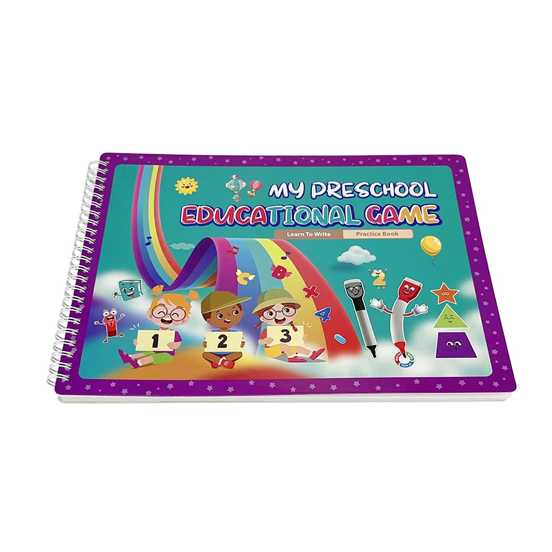 Custom Design Full Color Printing A4 Size Toddler Book My First Busi Book Quit Busi Book For Kids