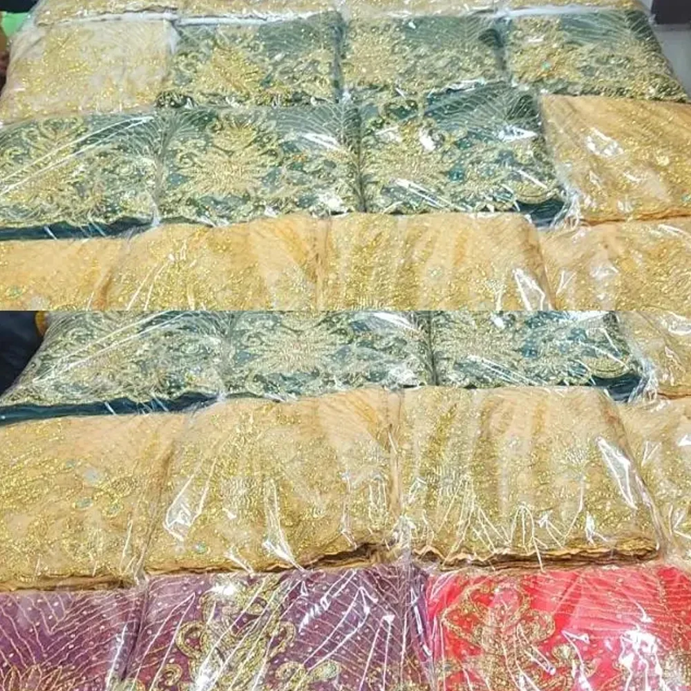 Beaded George Wrapper Nigerian Women African George Wrapper African Clothing For Women