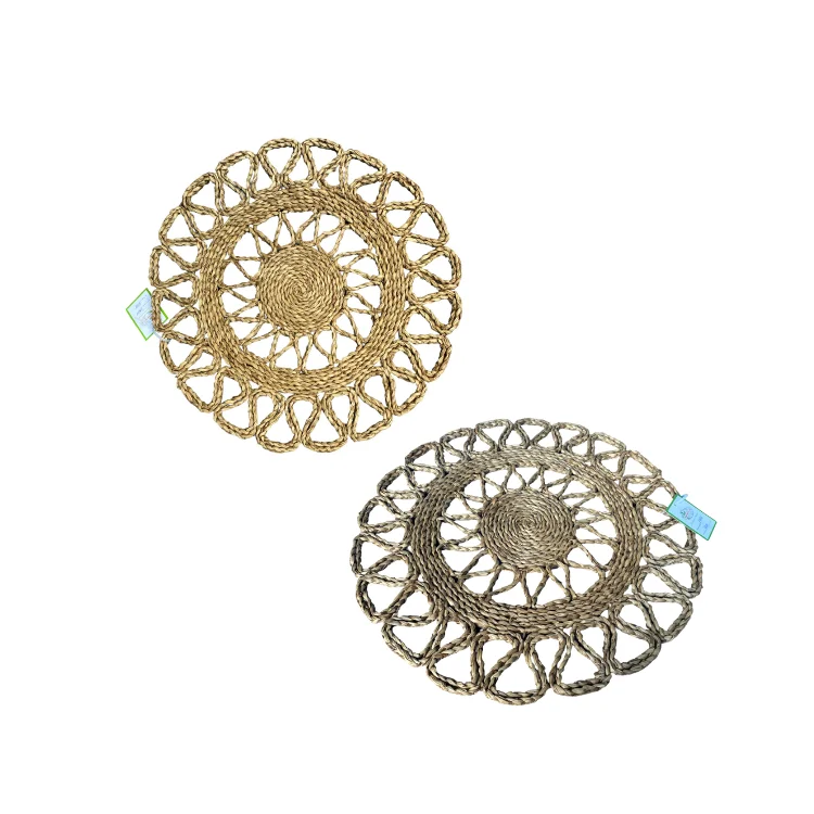 Новый дизайн упакованная в водоросли настенная корзина африканская для украшения дома сделано на вьетнамской фабрике