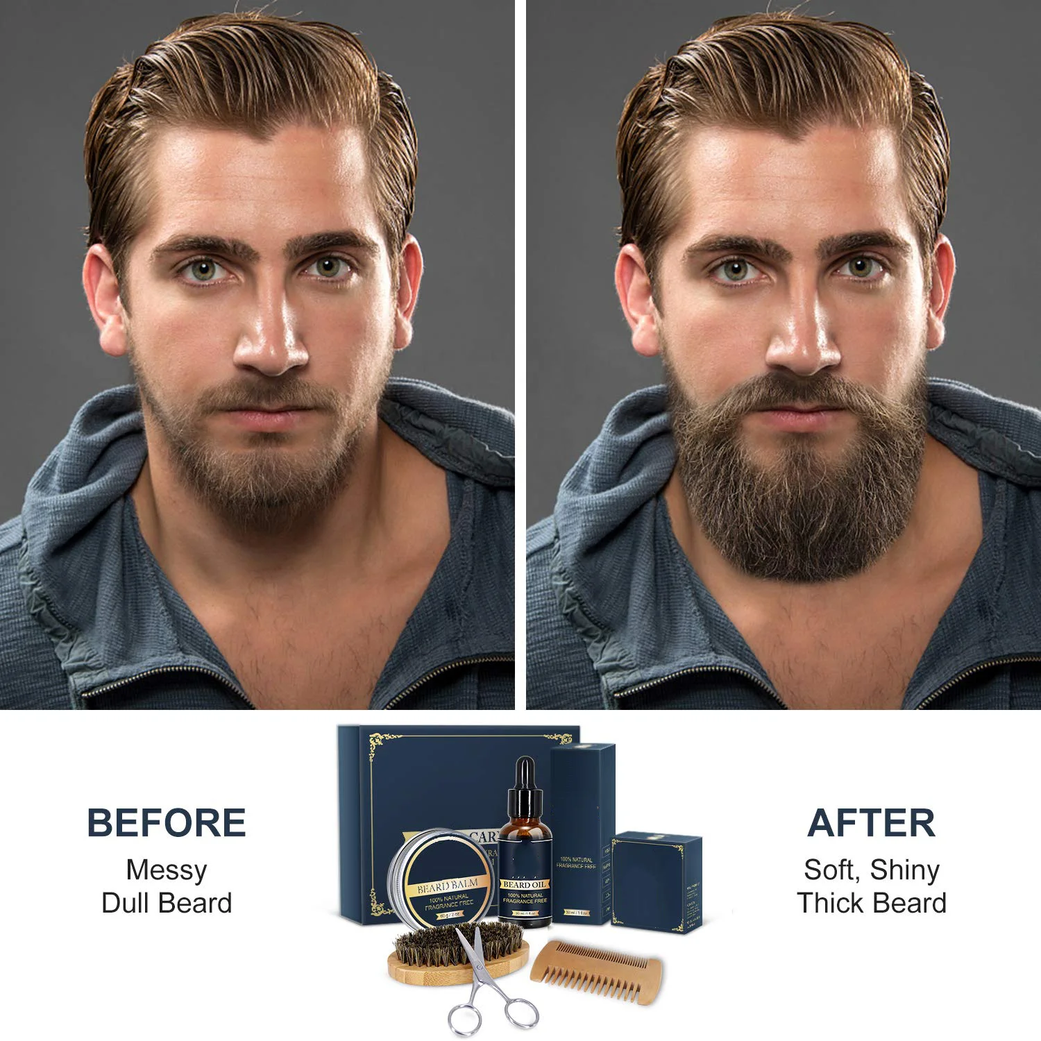 Professional Private Label Natural Organic Beard Hair Growth Beard Growth Serum Oil For Black Men