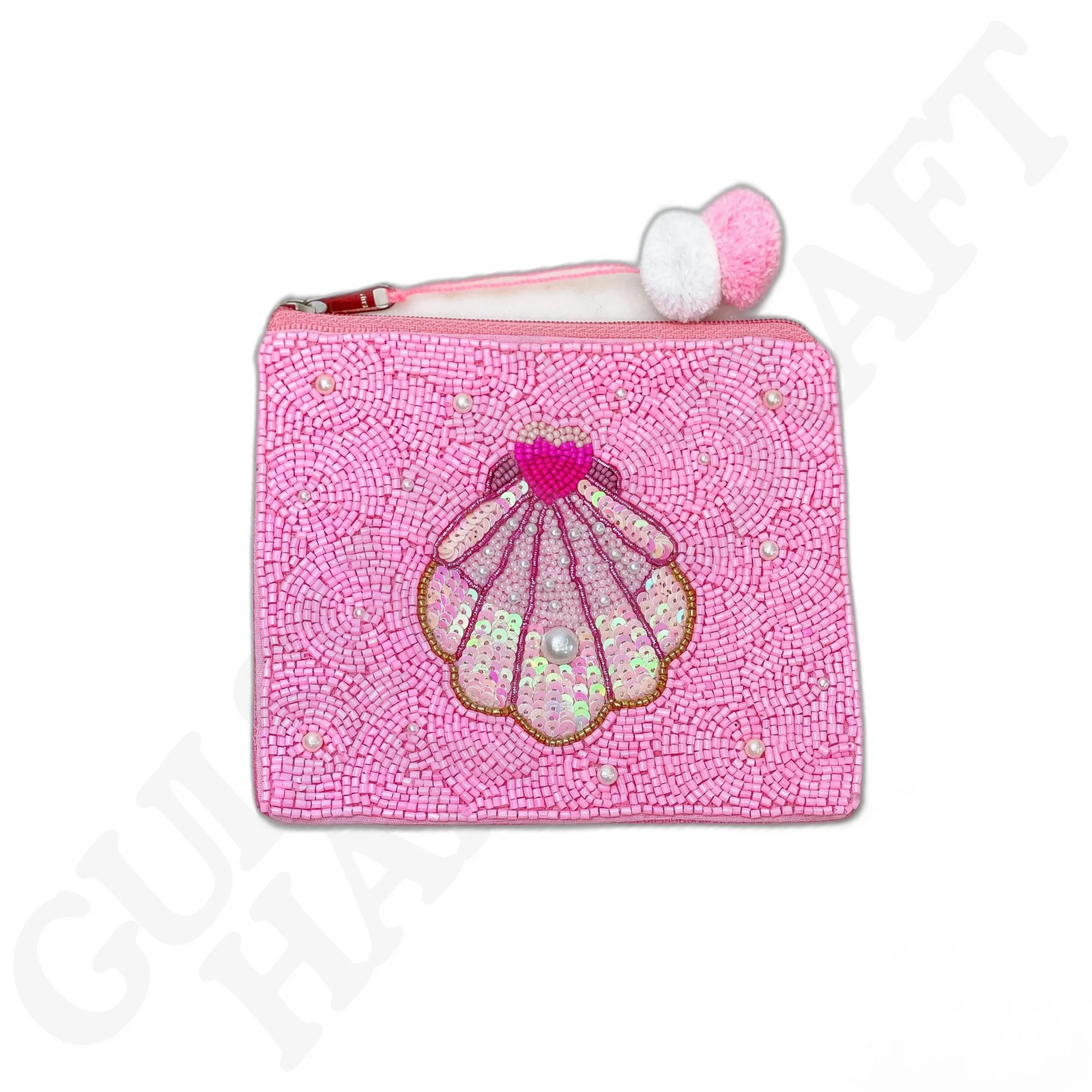 Handcrafted BOOMER SOONER Beaded Coin Purse Stylish Fan Gear Accessory, Perfect for Organizing Coins, Cash & Small Essentials