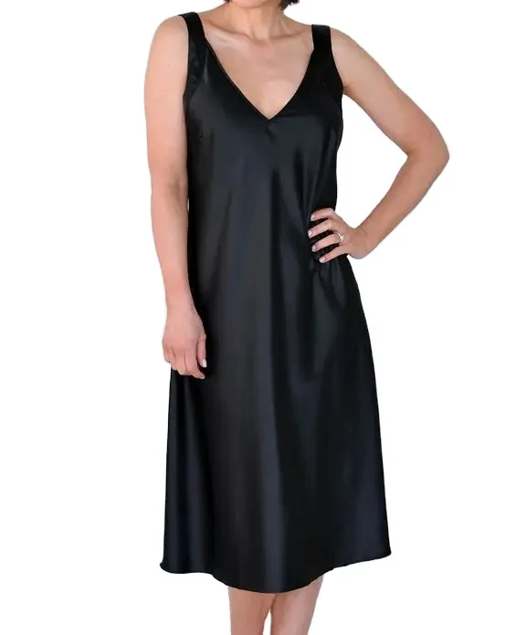 High Fashion 100% Export Oriented Women Nightie Gown Sleepwear Exclusive Satin Nightdress All Season Ladies from Bangladesh