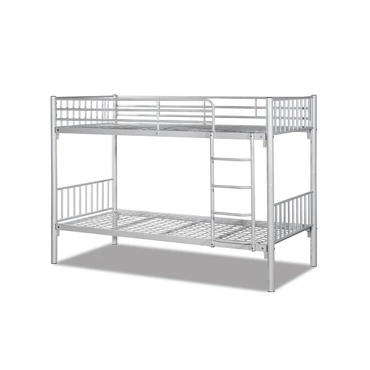 Top Selling Loft Bed Hostel Metal Bunk Bed Frame KD-5925 Double Decker For Children Adult