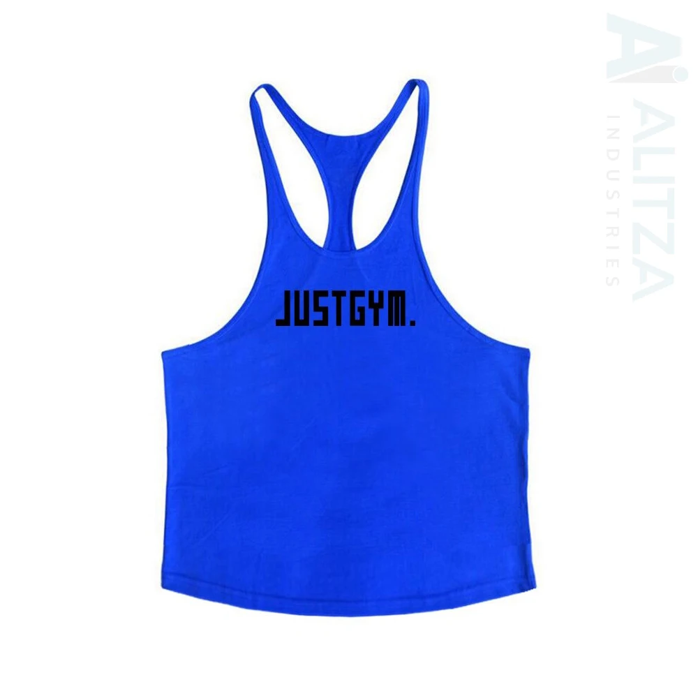 Влагоотводящая спортивная 100% хлопковая майка для мужчин высококачественная ткань удобная посадка