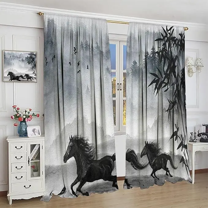 New design Polyester hotel used Curtains and drape curtains